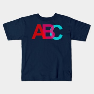 alphabets a,b,c Kids T-Shirt